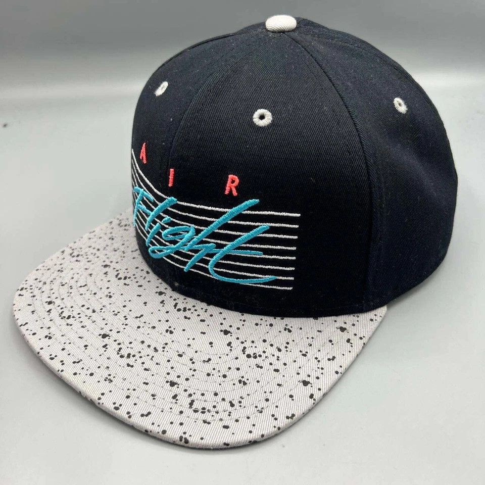 Nike Air Jordan Flight Hat Men Speckled Print Nike Snap Back Cap Size ONE SIZE - 3 Thumbnail