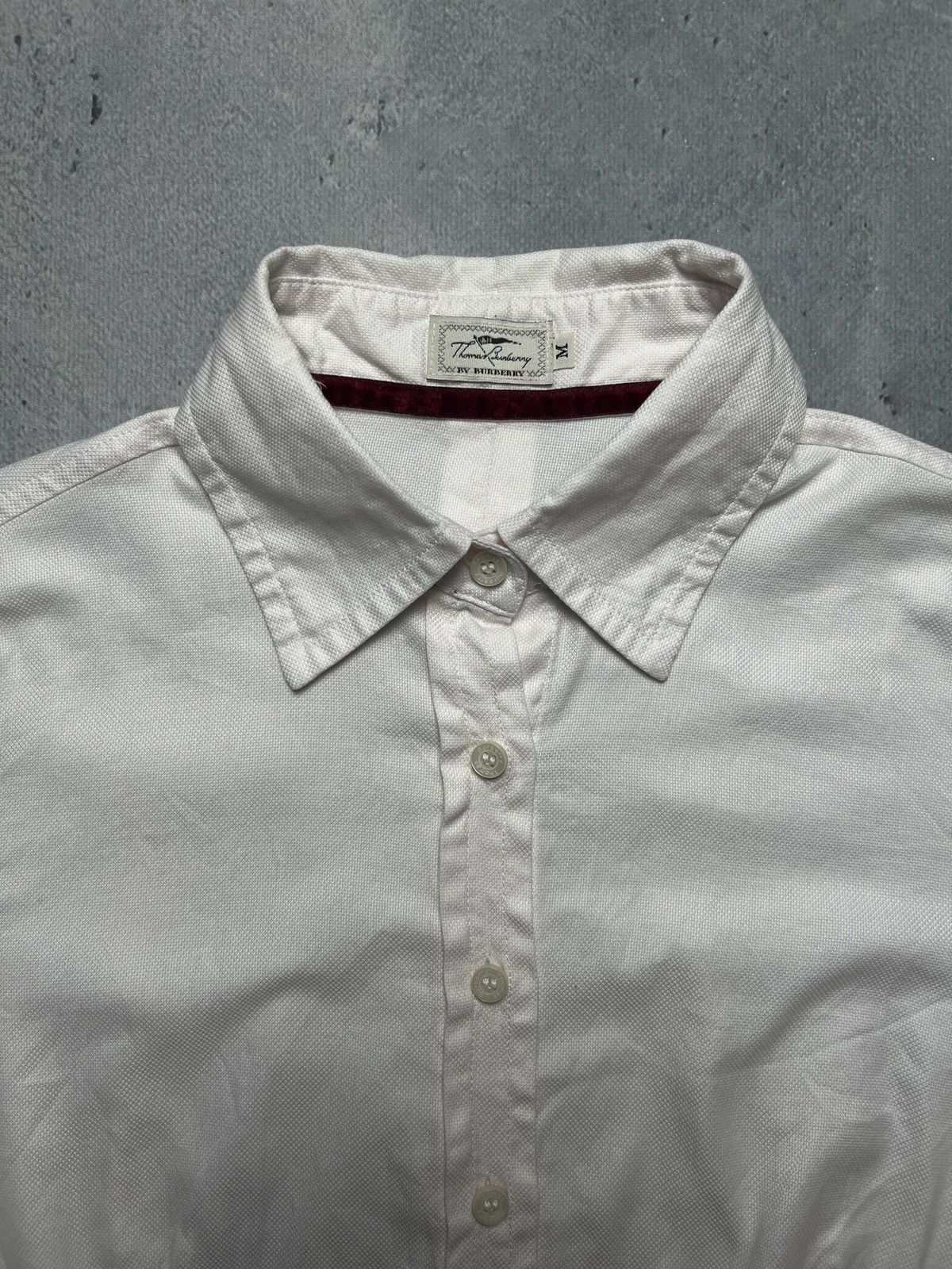 Burberry Thomas Burberry Vintage Button Up Shirts Rare y2k classic Size M / US 6-8 / IT 42-44 - 4 Thumbnail