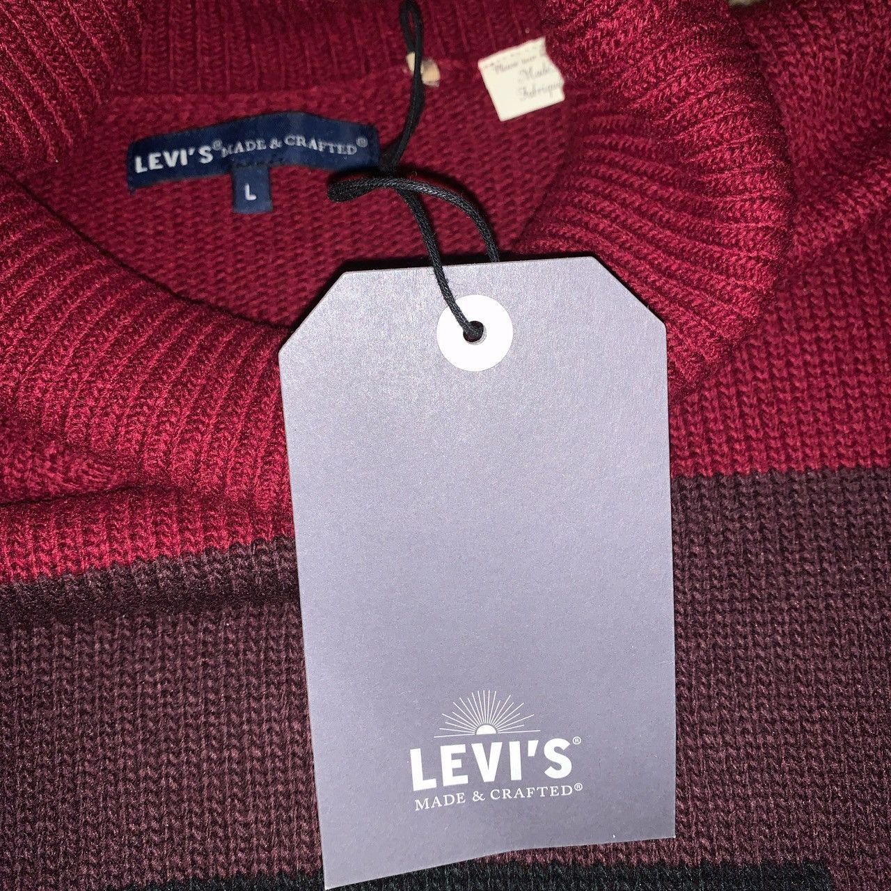 Levi's × Levi's Made & Crafted × Levi's Vintage Clothing LEVI'S MADE & CRAFTED FLARED SWEATER OVERSIZED TURTLE NECK Size US L / EU 52-54 / 3 - 7 Thumbnail