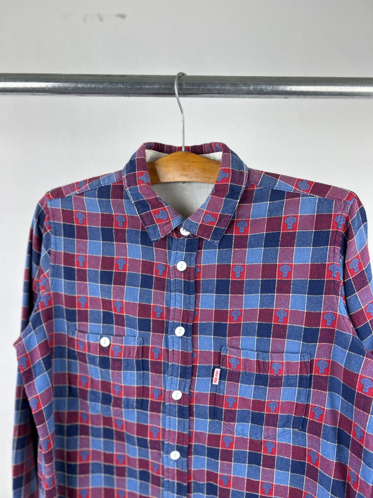 Ne-Net Ne-net Broccoli Checkered Shirt Size US M / EU 48-50 / 2 - 3 Thumbnail
