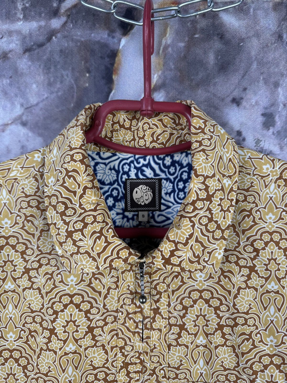 Pretty Green Pretty Green Paisley Half Zip Shirt Festival Mod Casual Size US S / EU 44-46 / 1 - 7 Thumbnail