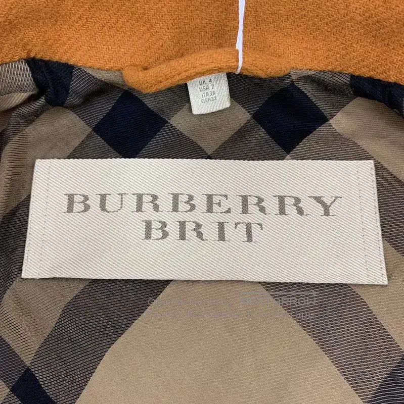 Burberry Burberry Orange Wool Ladies Coat (Size XS). Size XS / US 0-2 / IT 36-38 - 5 Thumbnail