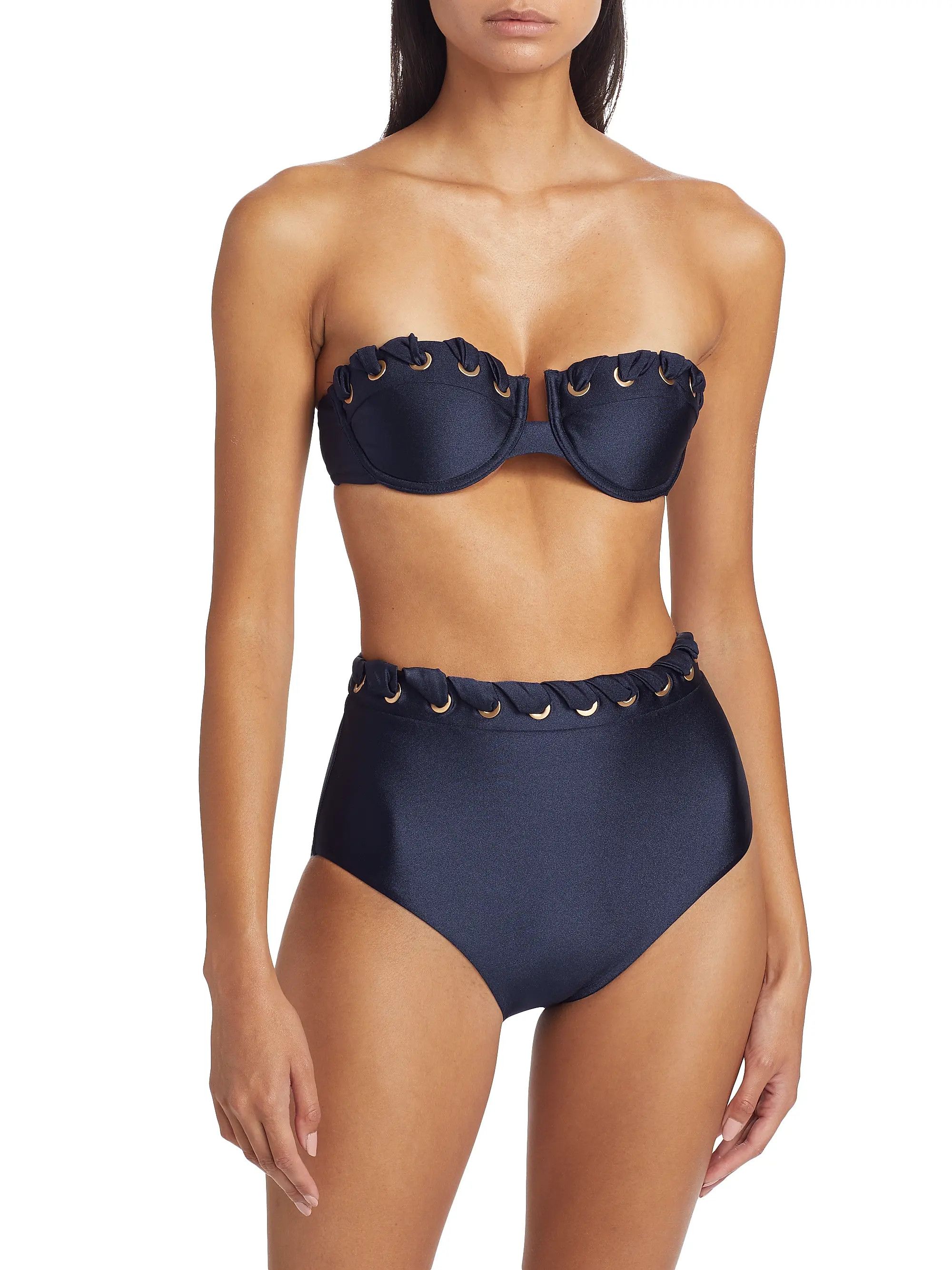 Zimmermann oc11z0725 Size: 2/ Alight Eyelet Balconette Bikini Top Size ONE SIZE - 3 Thumbnail