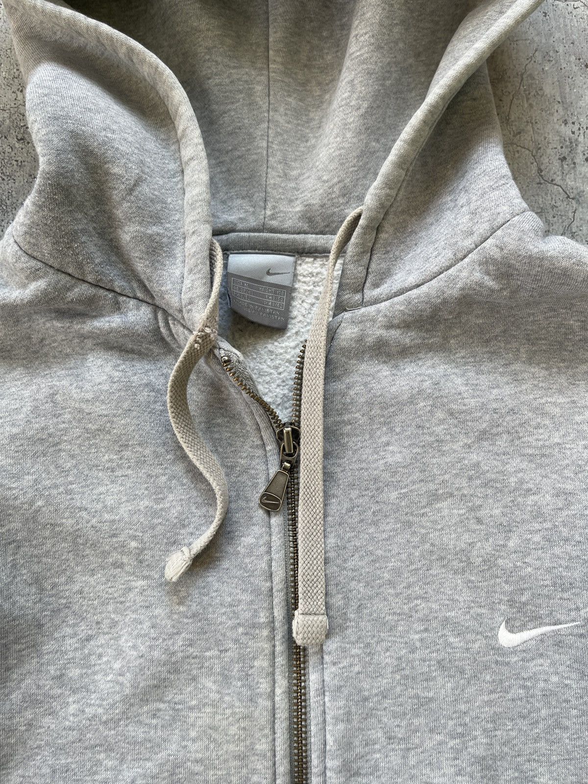 Nike × Vintage Nike Zip Hoodie distressed Vintage Y2K Oversized Streetwear Size US M / EU 48-50 / 2 - 9 Thumbnail