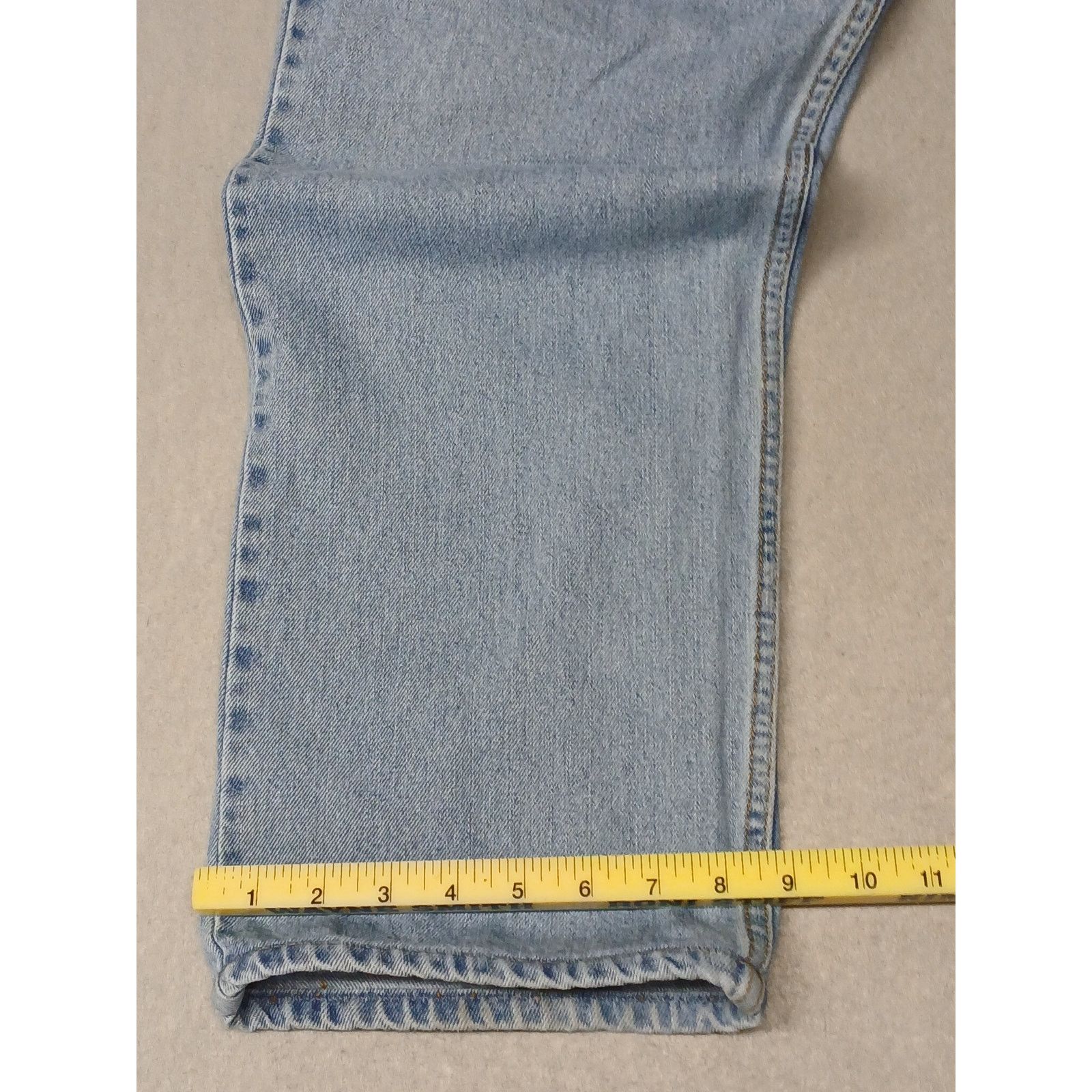 Levi's Levis 505 (36x29) Vintage Regular Fit Light Denim Jeans Size US 36 / EU 52 - 2 Thumbnail