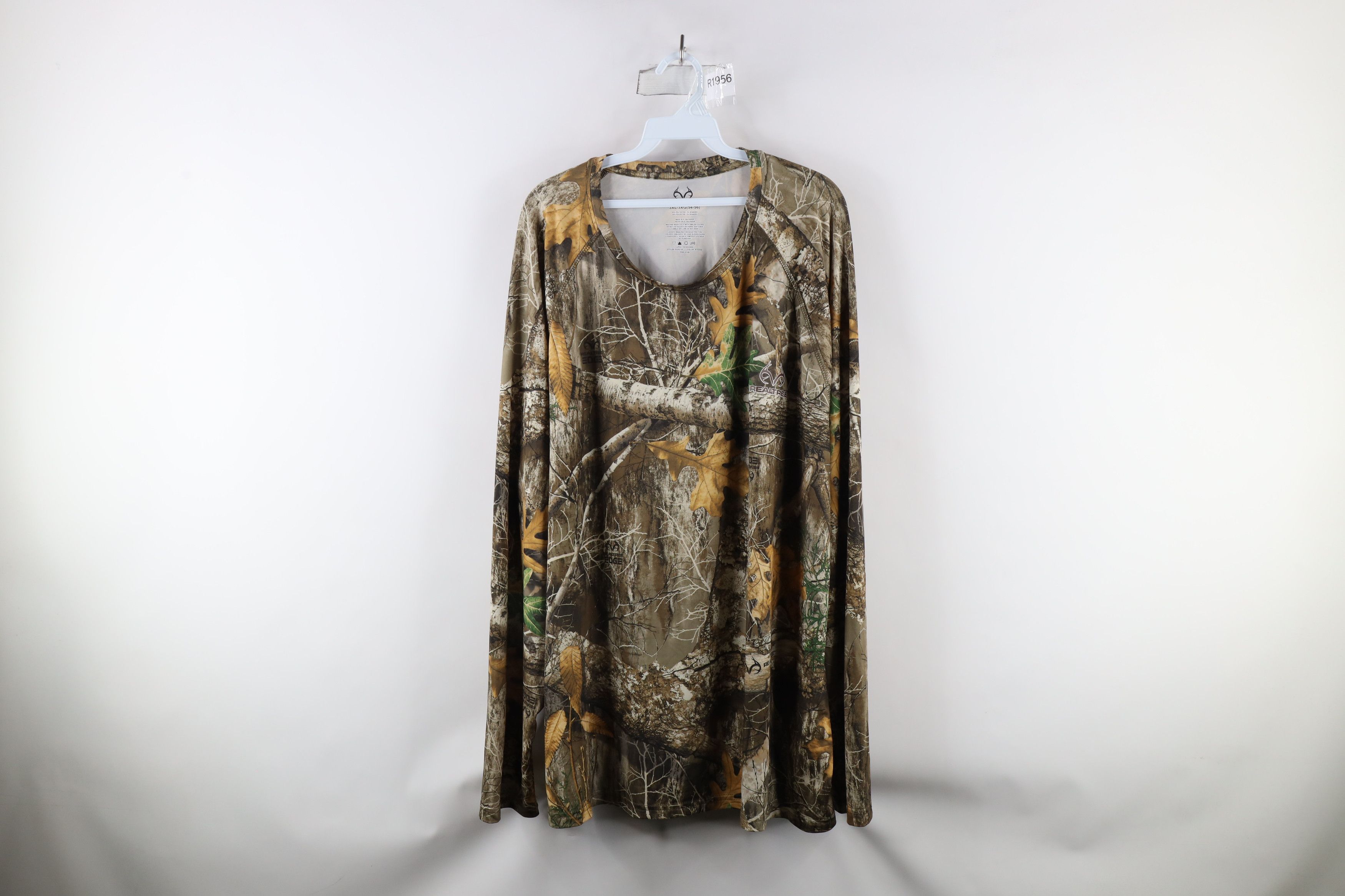 Vintage Realtree Camouflage Out Tech Long Sleeve T-Shirt Polyester Size US XXL / EU 58 / 5 - 1 Thumbnail
