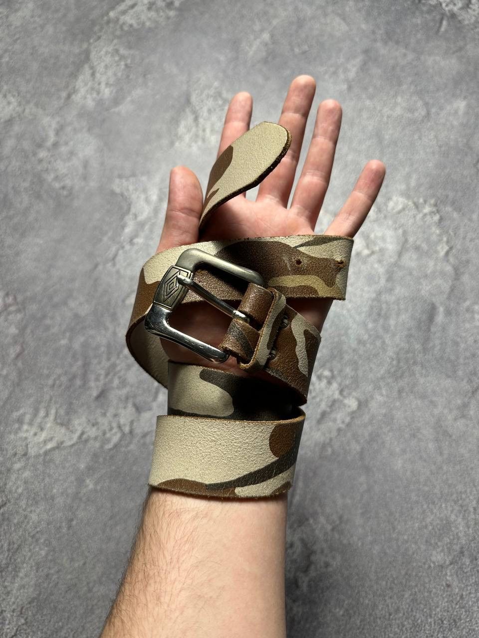 Umbro × Vintage Vintage Camo Leather Umbro Belt Size ONE SIZE - 1 Thumbnail