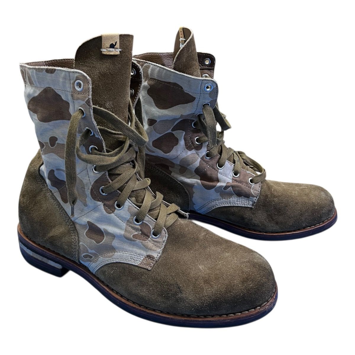 Visvim Visvim 15SS Wallace Boots Folk HighTop Camouflage Army Boots Size US 12 / EU 45 - 3 Thumbnail