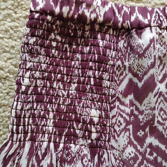 Iro IRO Adele ikat printed smocked mini skirt XS S 2 4 FR36 Size 26" / US 2 / IT 38 - 8 Thumbnail