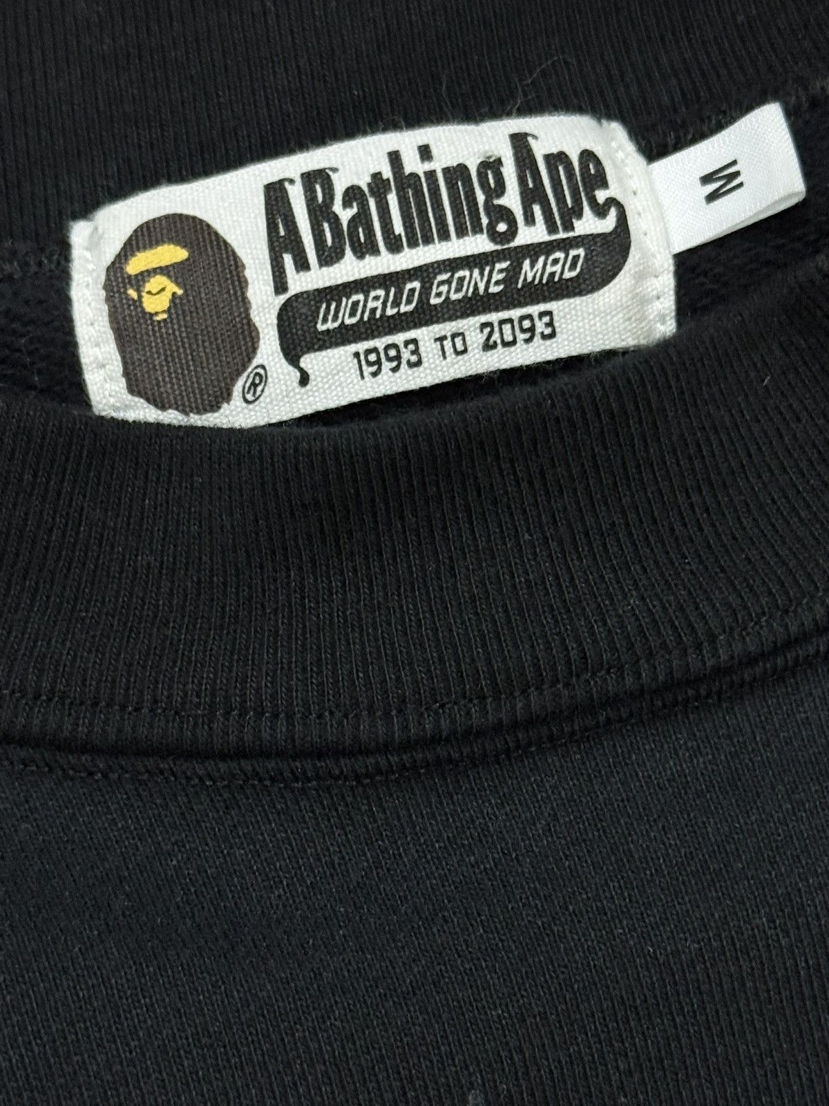 Bape BAPE Patched Shark Crewneck 'Black' FW21 Size US M / EU 48-50 / 2 - 9 Thumbnail