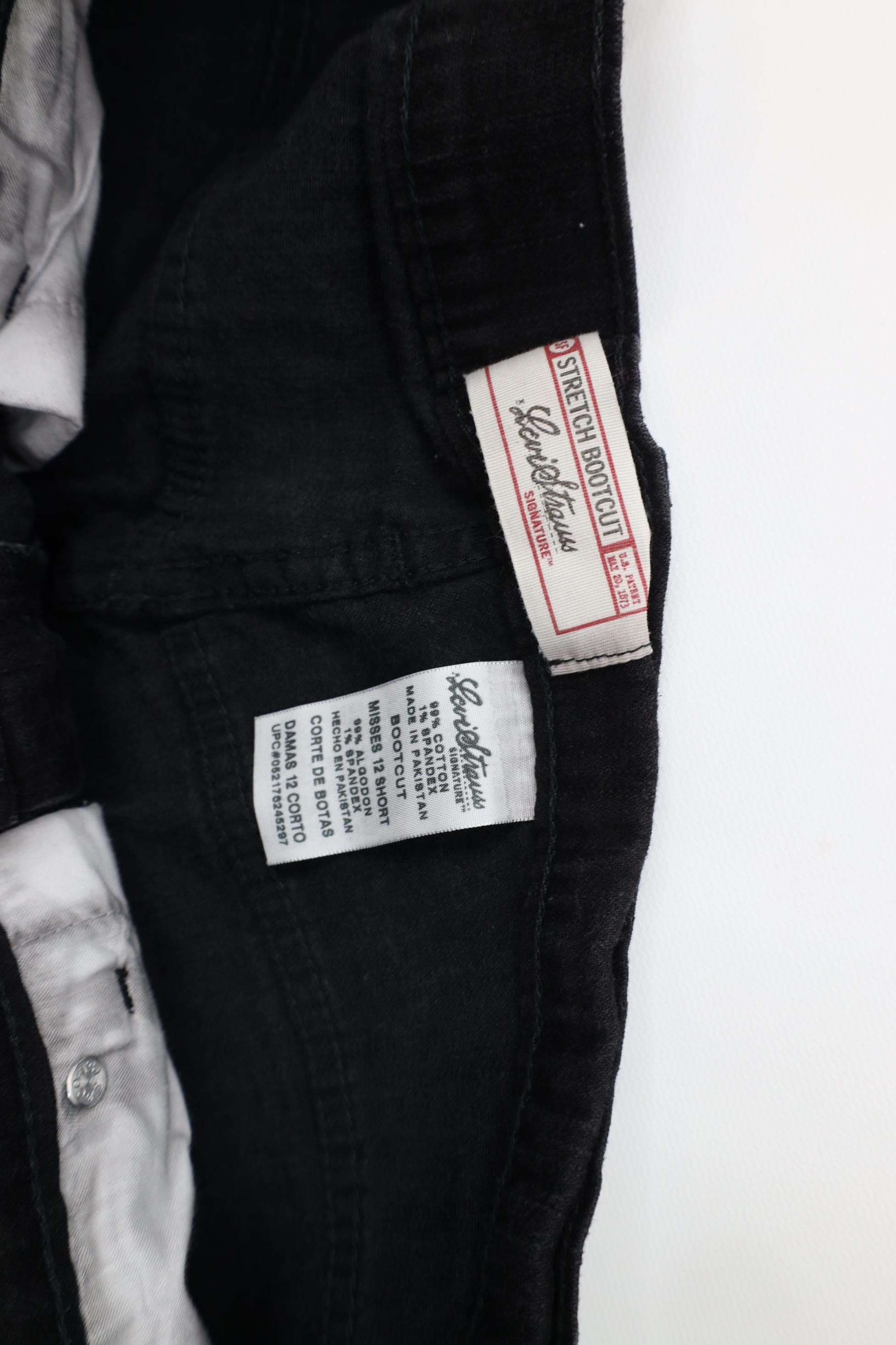 Levi's Vintage Y2K 2004 Levis Short Babydoll Stretch Bootcut Jeans Size 34" / US 12 / IT 48 - 7 Thumbnail