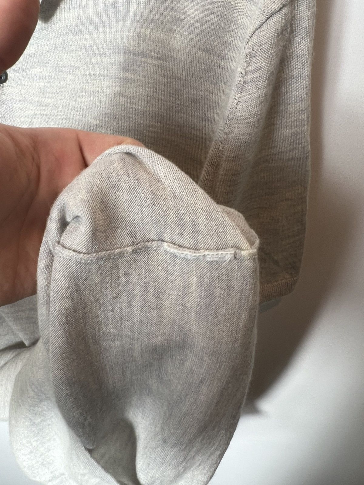 Allsaints Vintage luxury designer Allsaints Merino Wool Gray T-shirt Size US M / EU 48-50 / 2 - 7 Thumbnail