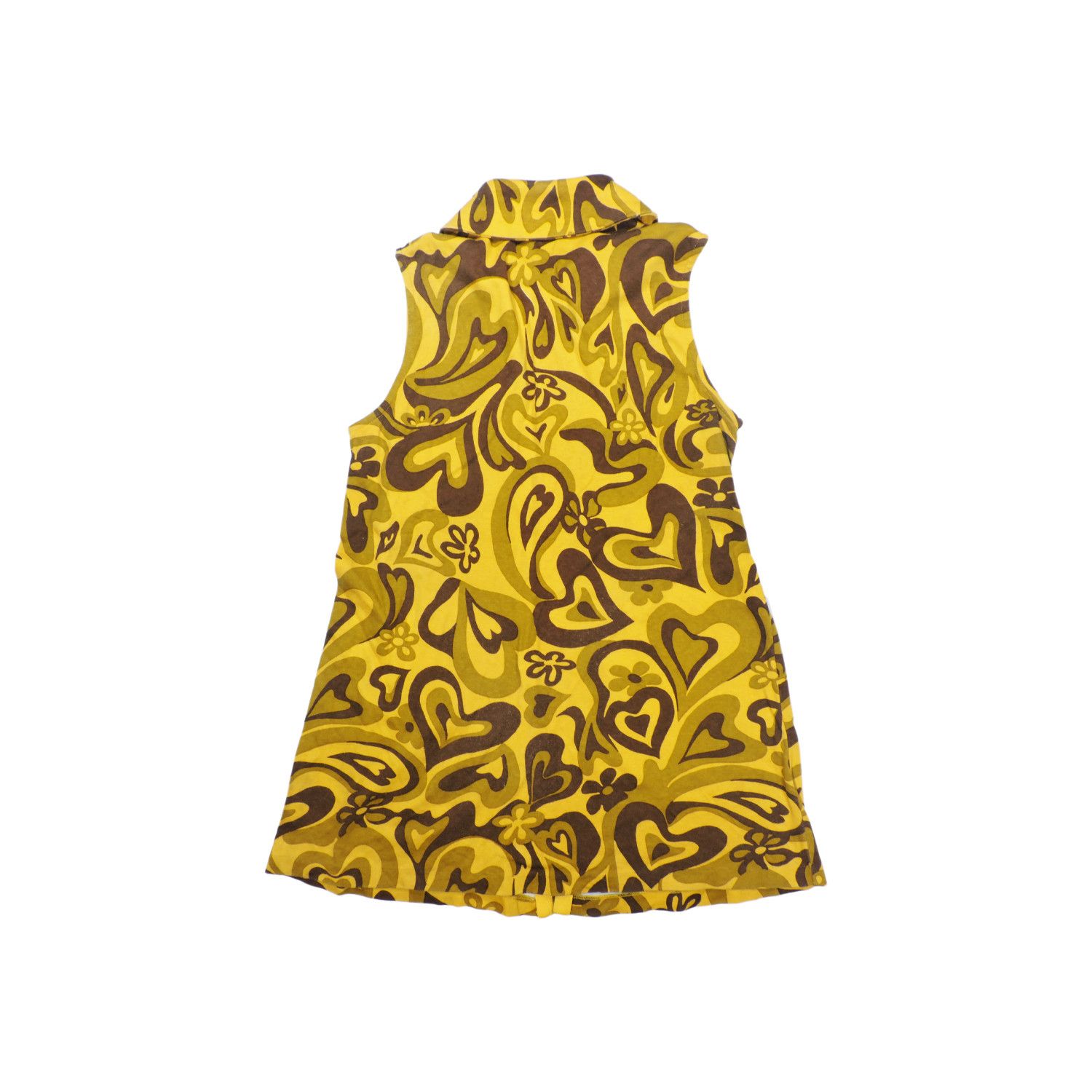 If Six Was Nine OZONE COMMUNITY LOVE PATTERNED SLEEVELESS SHIRT Size M / US 6-8 / IT 42-44 - 2 Thumbnail