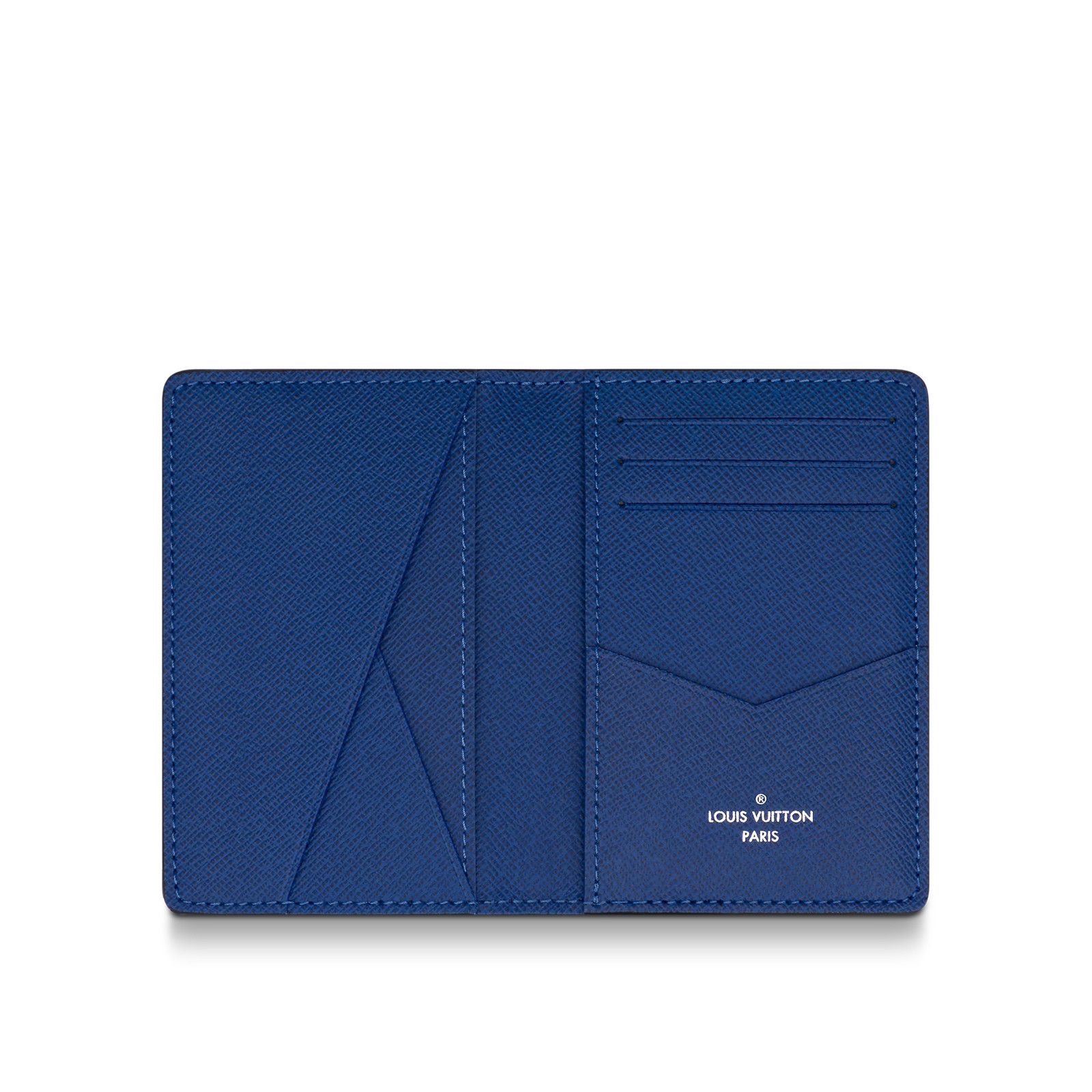 Louis Vuitton Louis Vuitton Navy Monogram Logo Pocket Organizer Wallet Size ONE SIZE - 7 Thumbnail