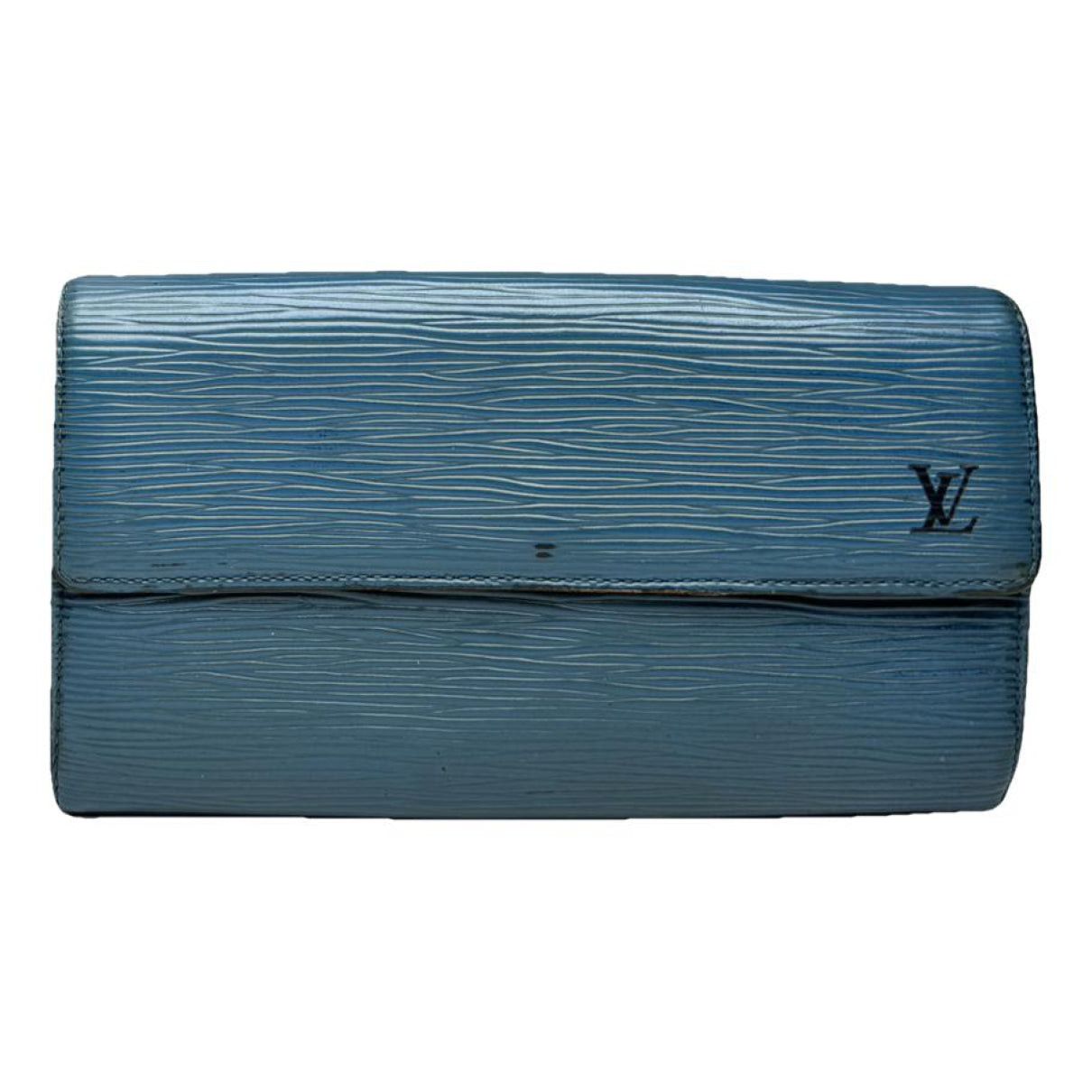 Louis Vuitton Louise Blue Leather Wallet Size ONE SIZE - 1 Thumbnail