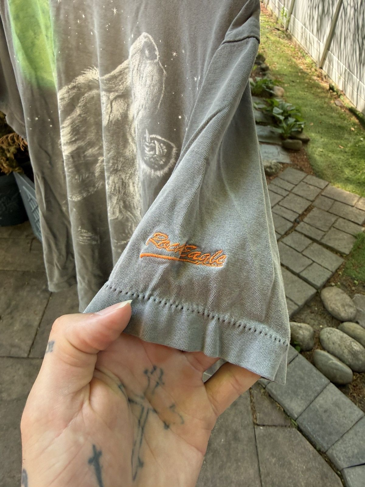 Vintage Vintage sun faded wolf tee single stitch graphic 80s Size US M / EU 48-50 / 2 - 5 Thumbnail