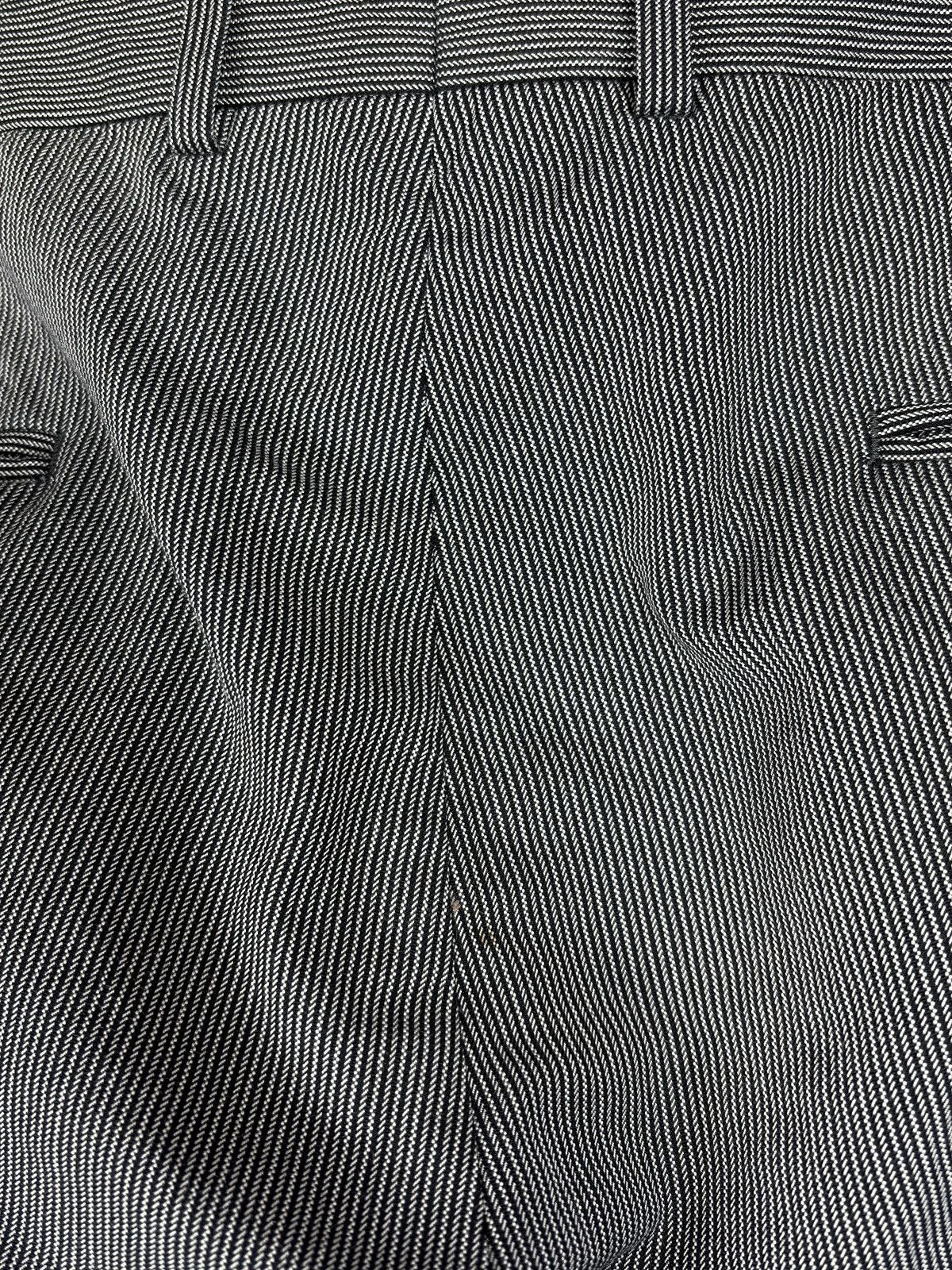 Gucci Gucci Tom Ford Vintage Cuffed Pinstripe Trousers Pants Gray Size US 34 / EU 50 - 5 Thumbnail
