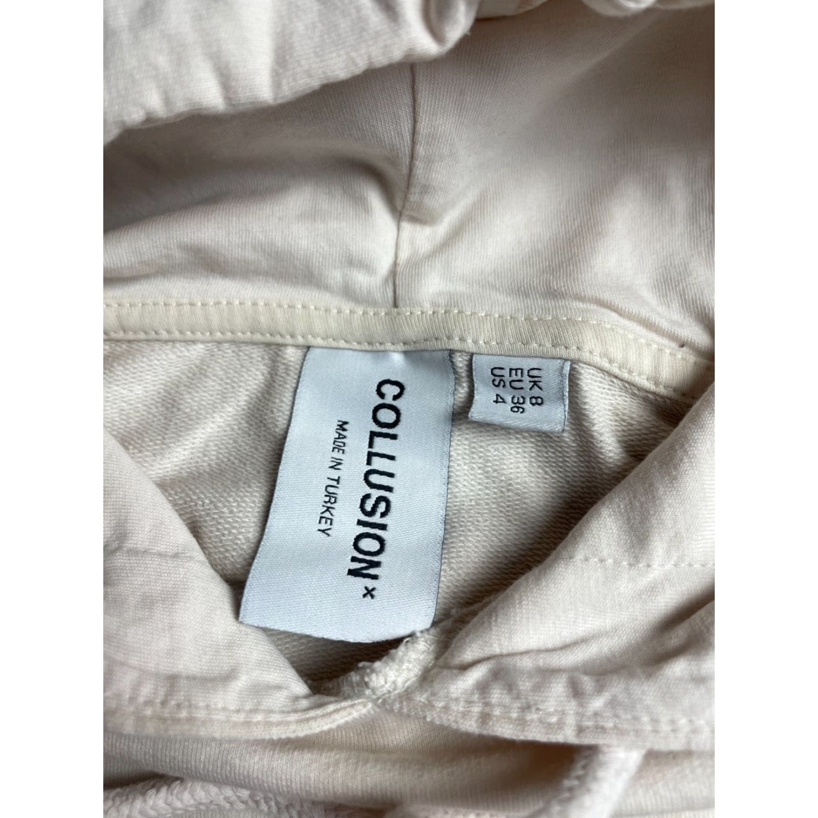 Vintage Collusion Sweater Men’s Size 4US Cream Hoodie Visual Archives Animals Drawstring Shirt/Coat (Sweater) Size US S / EU 44-46 / 1 - 6 Thumbnail