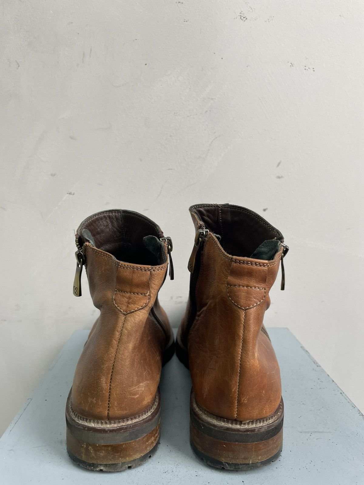 A.S.98 A.S. 98 style zipper ankle moto distressed boots Size US 9 / EU 42 - 9 Thumbnail