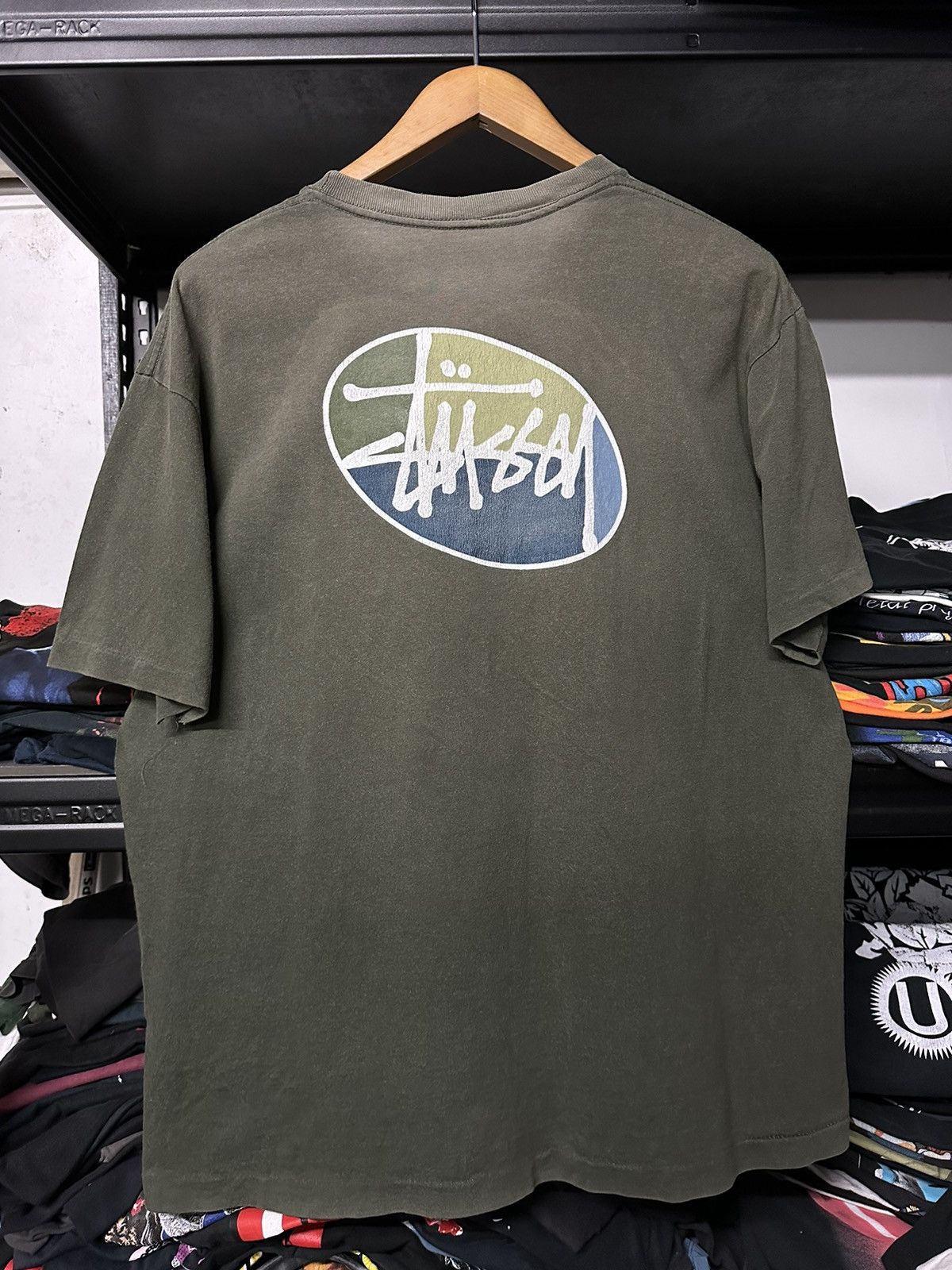 Stussy × Vintage Vintage 90s Stussy Classic Logo Skateboard