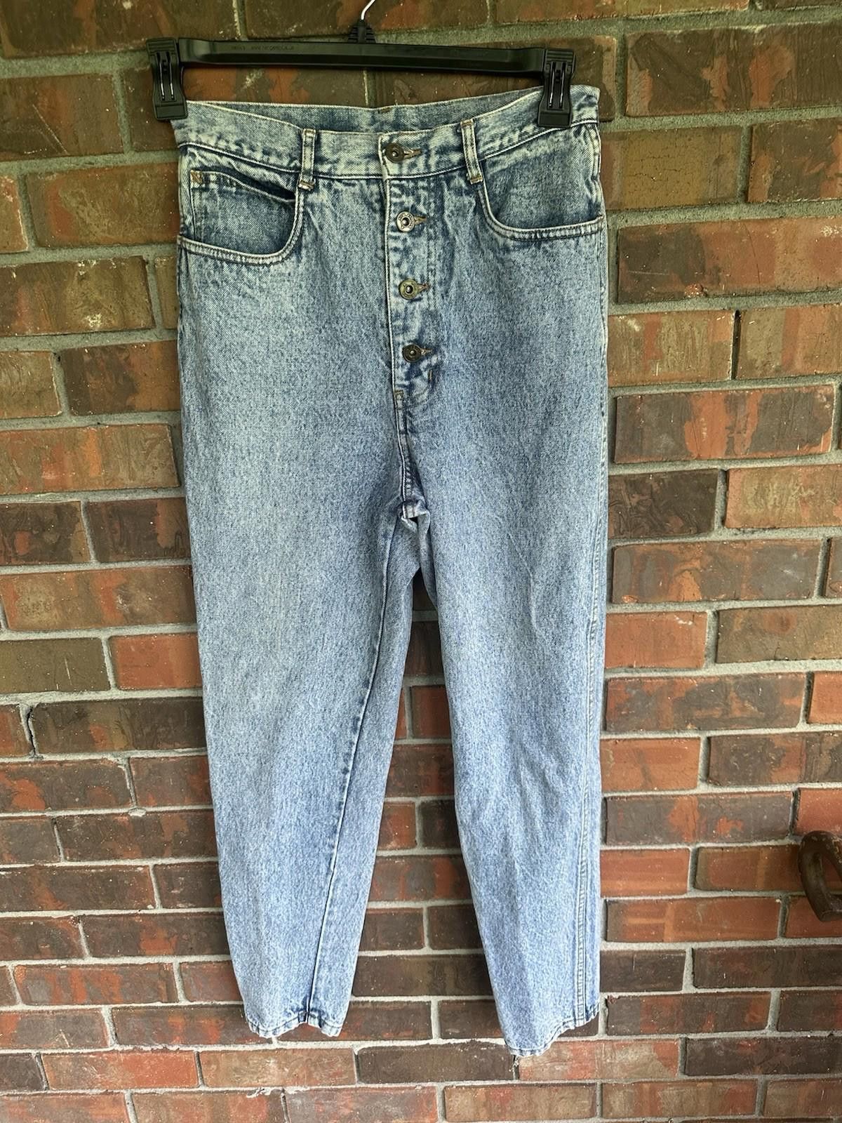 Riot Society Women's Vintage Jeans Stonewash 80s Size 2 Light wash Rio Size 26" / US 2 / IT 38 - 2 Thumbnail