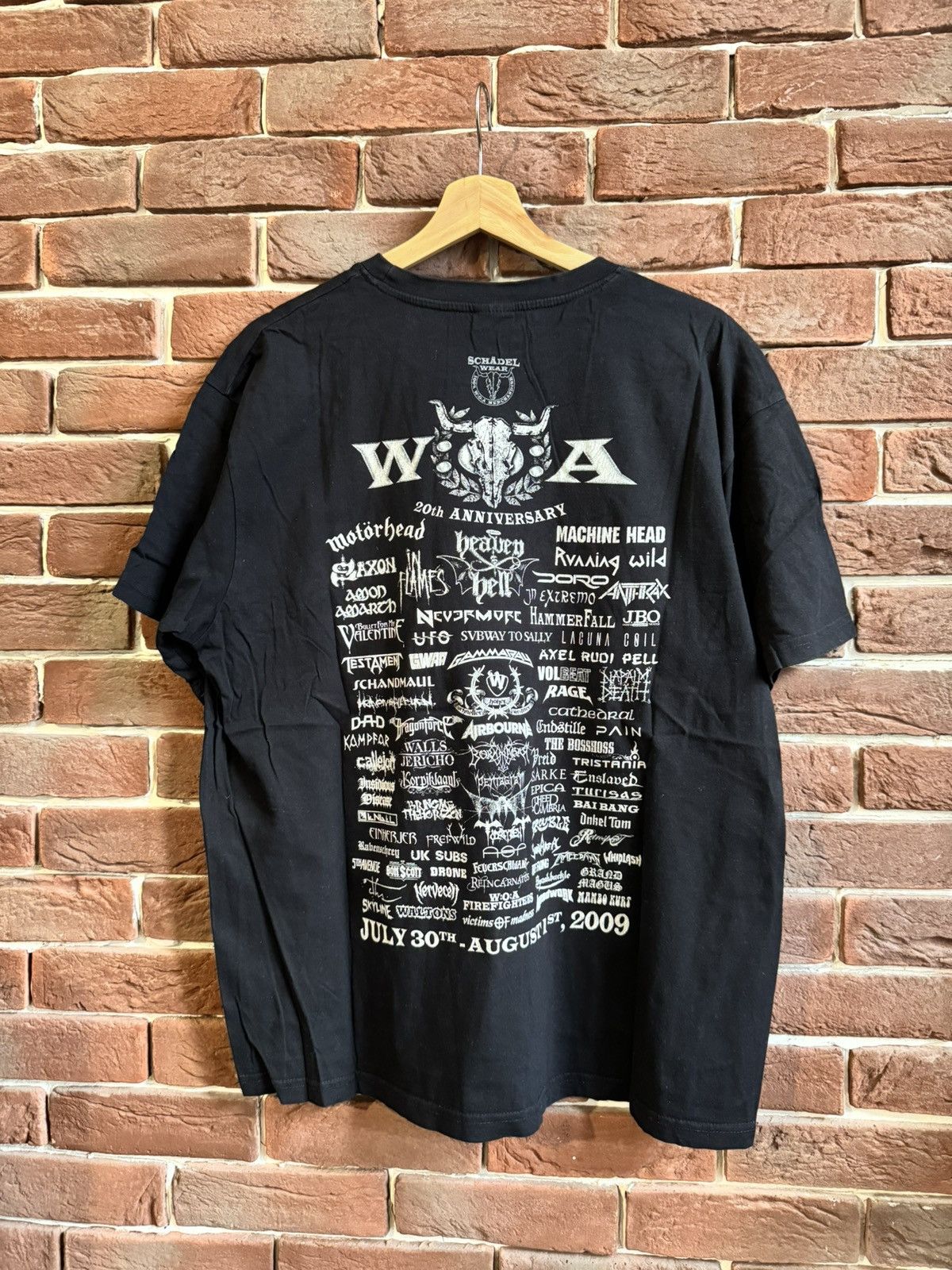 Band Tees Vintage 00s Wacken Festival 2009 Metal Band Tee Tshirt Size US XL / EU 56 / 4 - 2 Thumbnail