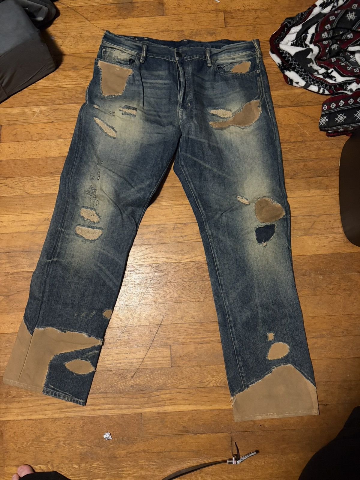 Buckshot burning barn jeans 38x32 ralph lauren