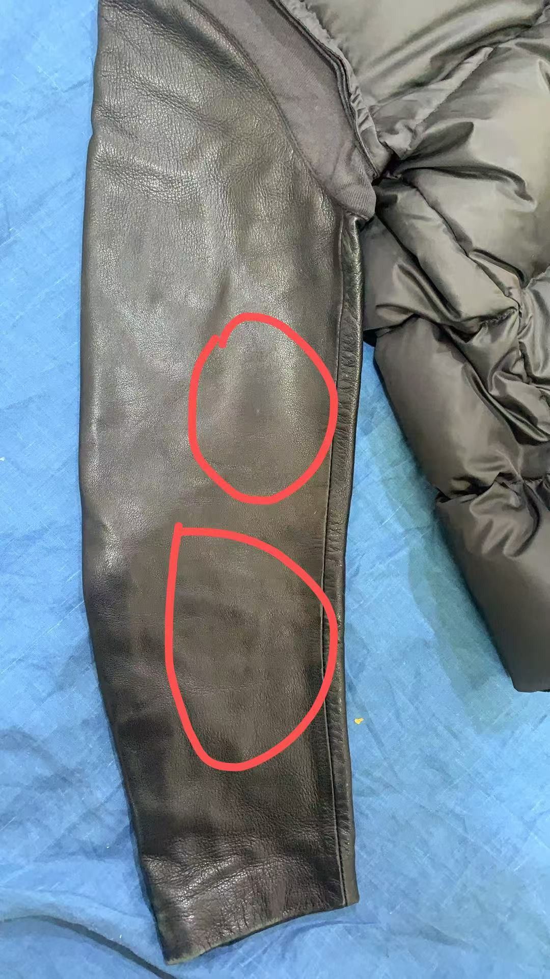 Undercover The Undercover Leather Sleeve Down Jacket -DMC Size US S / EU 44-46 / 1 - 10 Thumbnail