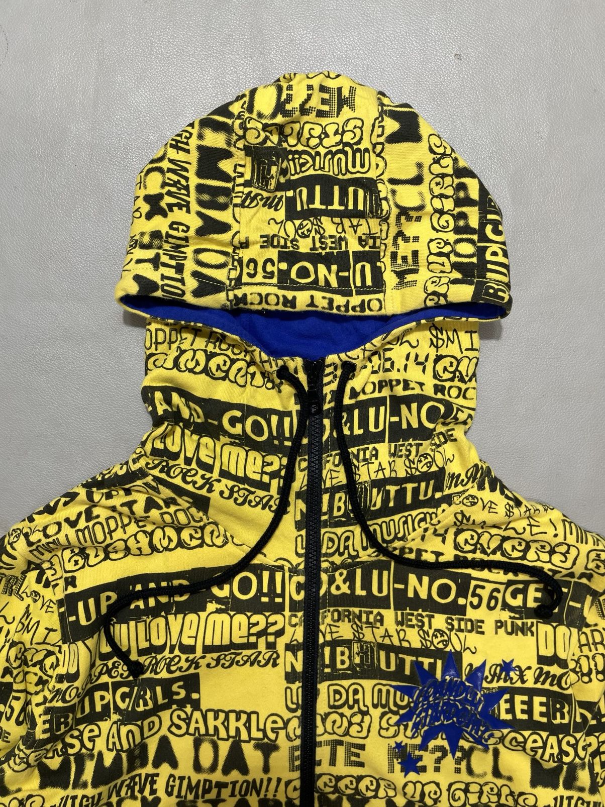 Japanese Brand Japanese Co&lu - Full Poem Zip Up Hoodie Size US M / EU 48-50 / 2 - 2 Thumbnail