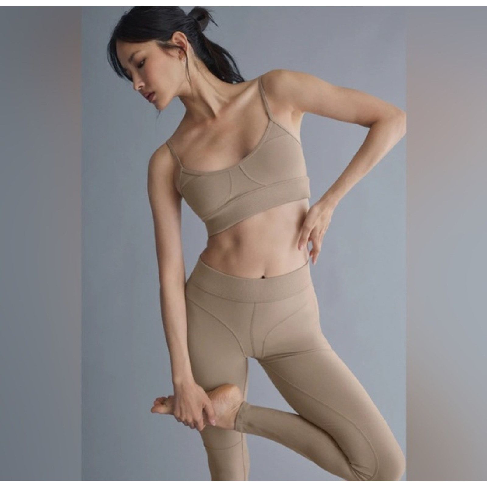 Alo Alo Yoga Washed Alosoft High-Waist Sunday Leggings Cool S Size 25" / US 0 / IT 36 - 1 Thumbnail
