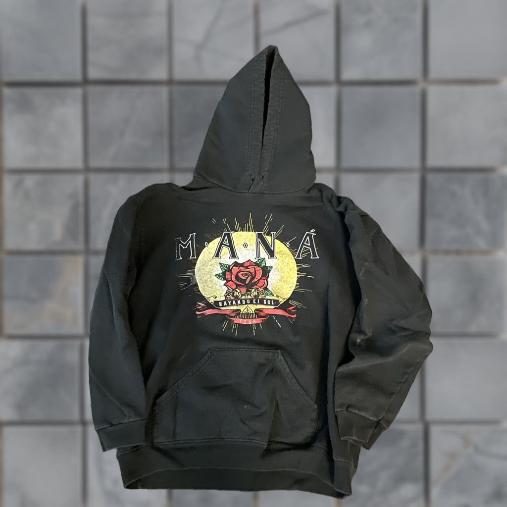 Vintage Mana Tour Hoodie Sweatshirt Black Small Mens S Pullover Hoodie Size US S / EU 44-46 / 1 - 1 Thumbnail