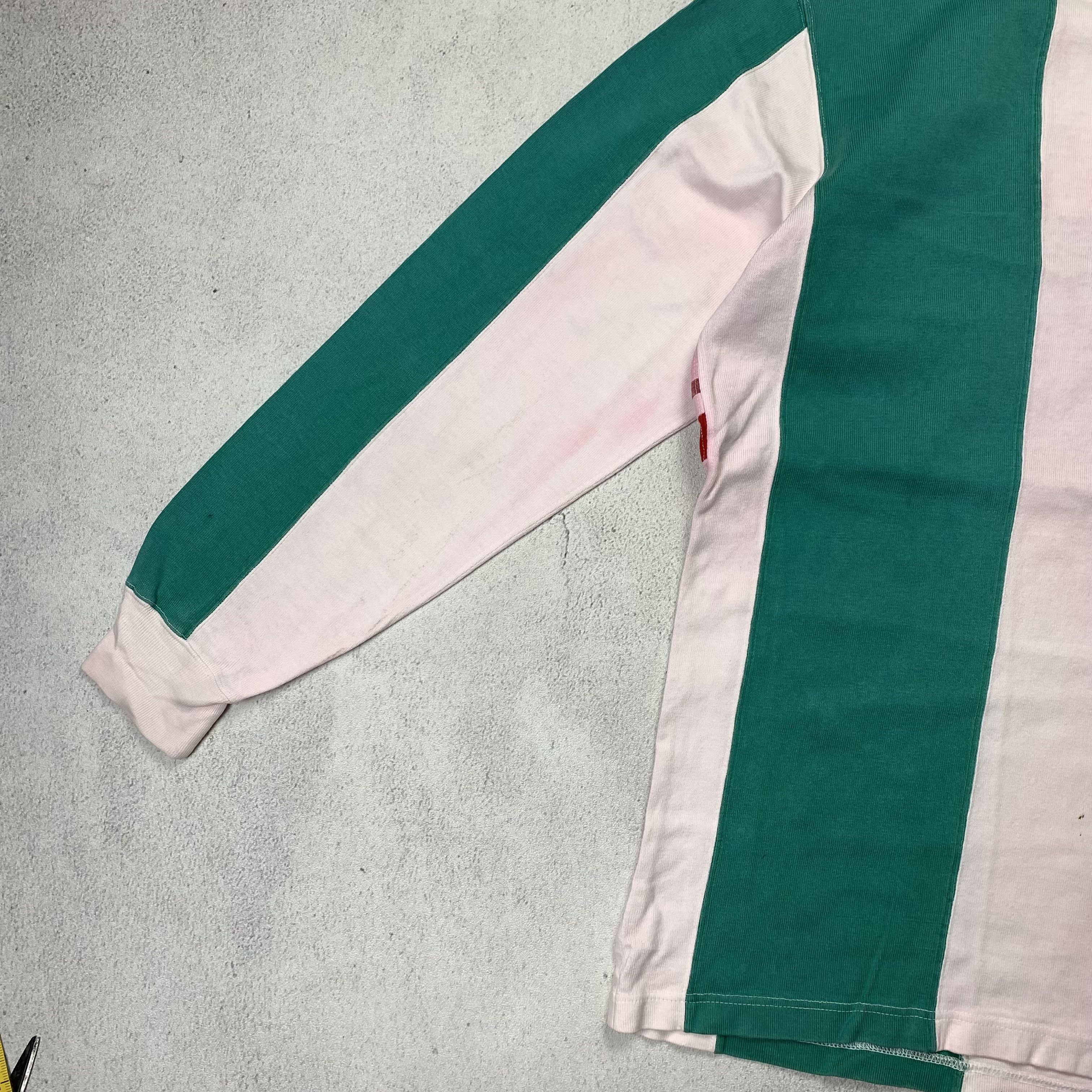 Polo Ralph Lauren Vintage Polo Ralph Lauren Italy Flag Rugby Shirt Size US L / EU 52-54 / 3 - 8 Thumbnail