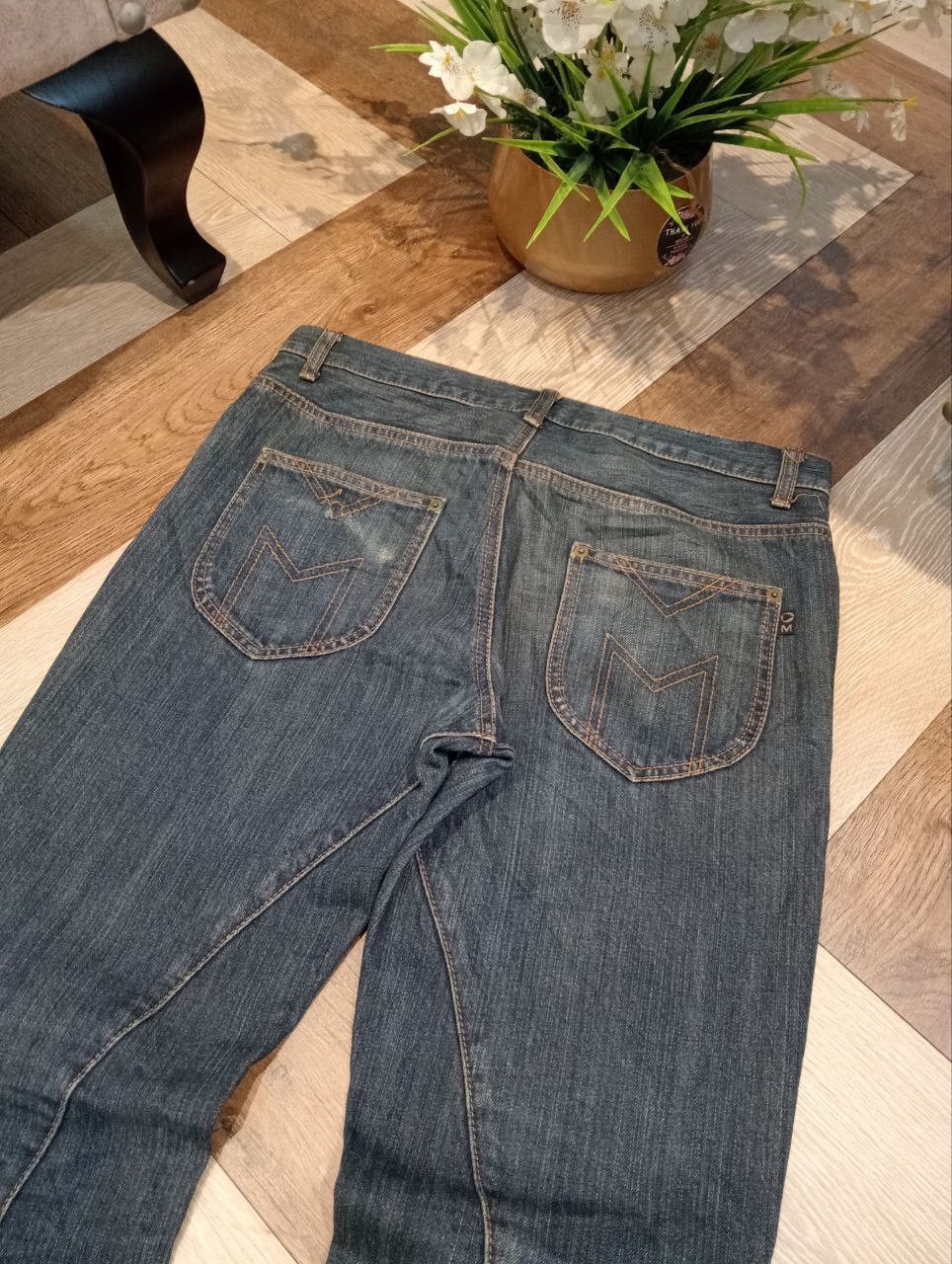 Morgan Homme MORGAN HOMME ANKLE ZIP BLUE DENIM JEANS Size US 32 / EU 48 - 12 Thumbnail