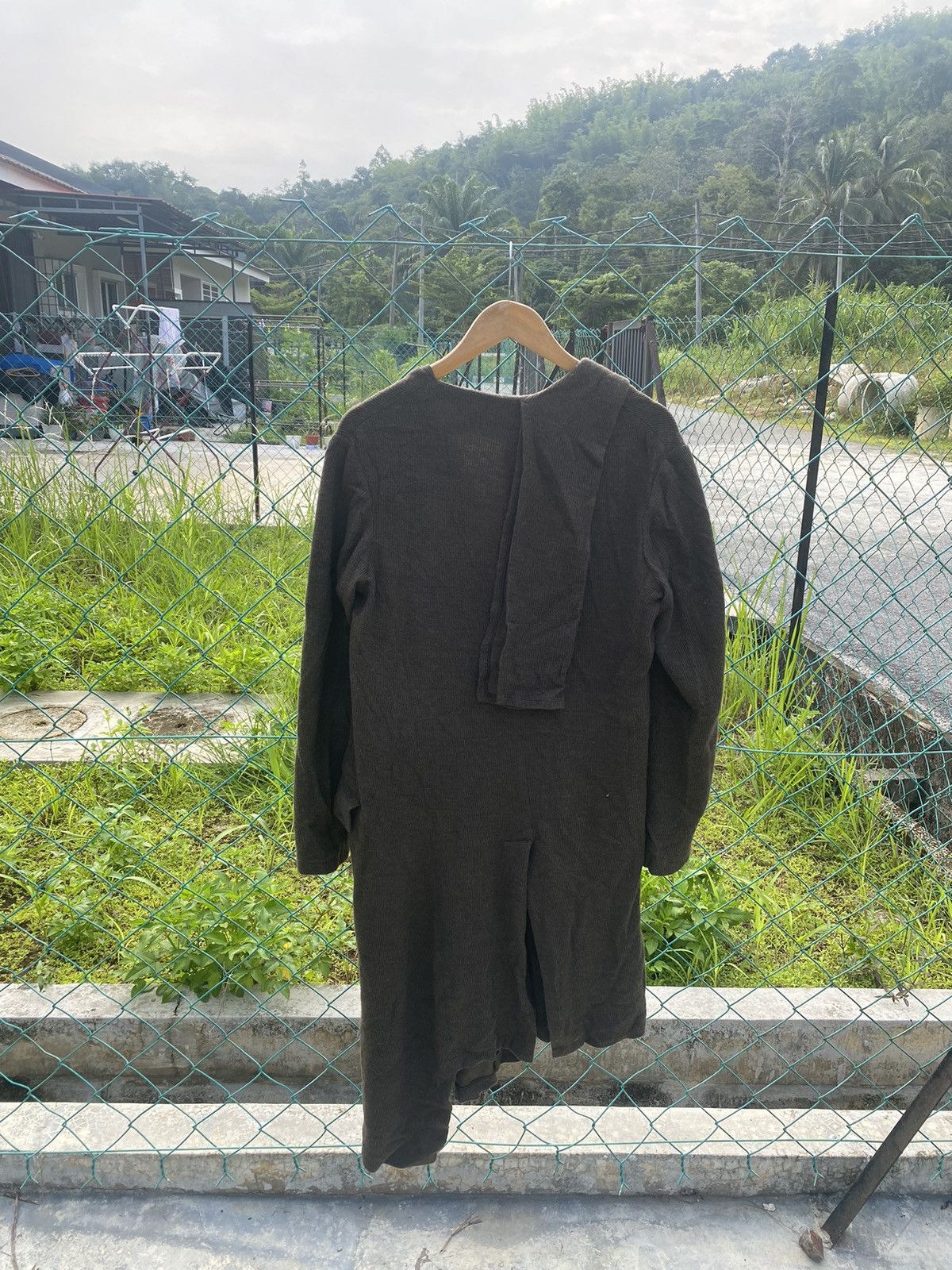 Y's × Yohji Yamamoto AW Y’s Laine Wool reconstructed long cardigan Size US M / EU 48-50 / 2 - 2 Thumbnail