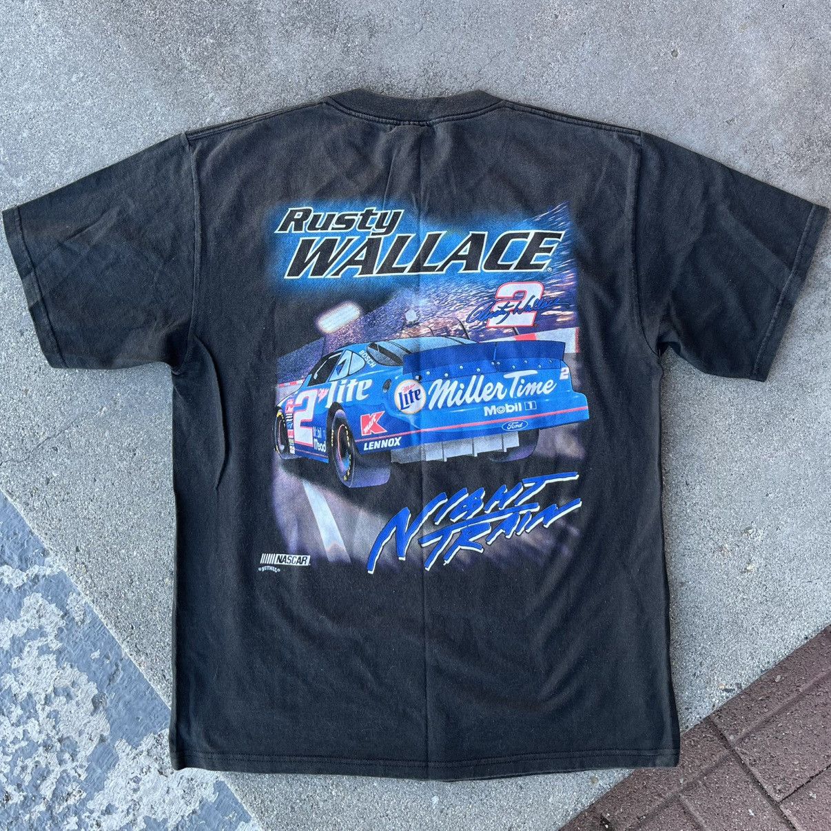 Chase Authentics × Vintage Vintage 90’s Chase Authentics Rusty Wallace Racing Tee Sz L Size US L / EU 52-54 / 3 - 5 Thumbnail