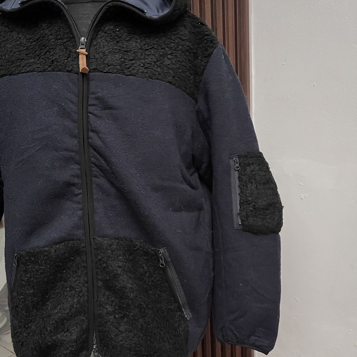 mercibeaucoup Issey Miyake " Mercibeaucoup " Boa Fleece Jacket Hooded Size US L / EU 52-54 / 3 - 5 Thumbnail
