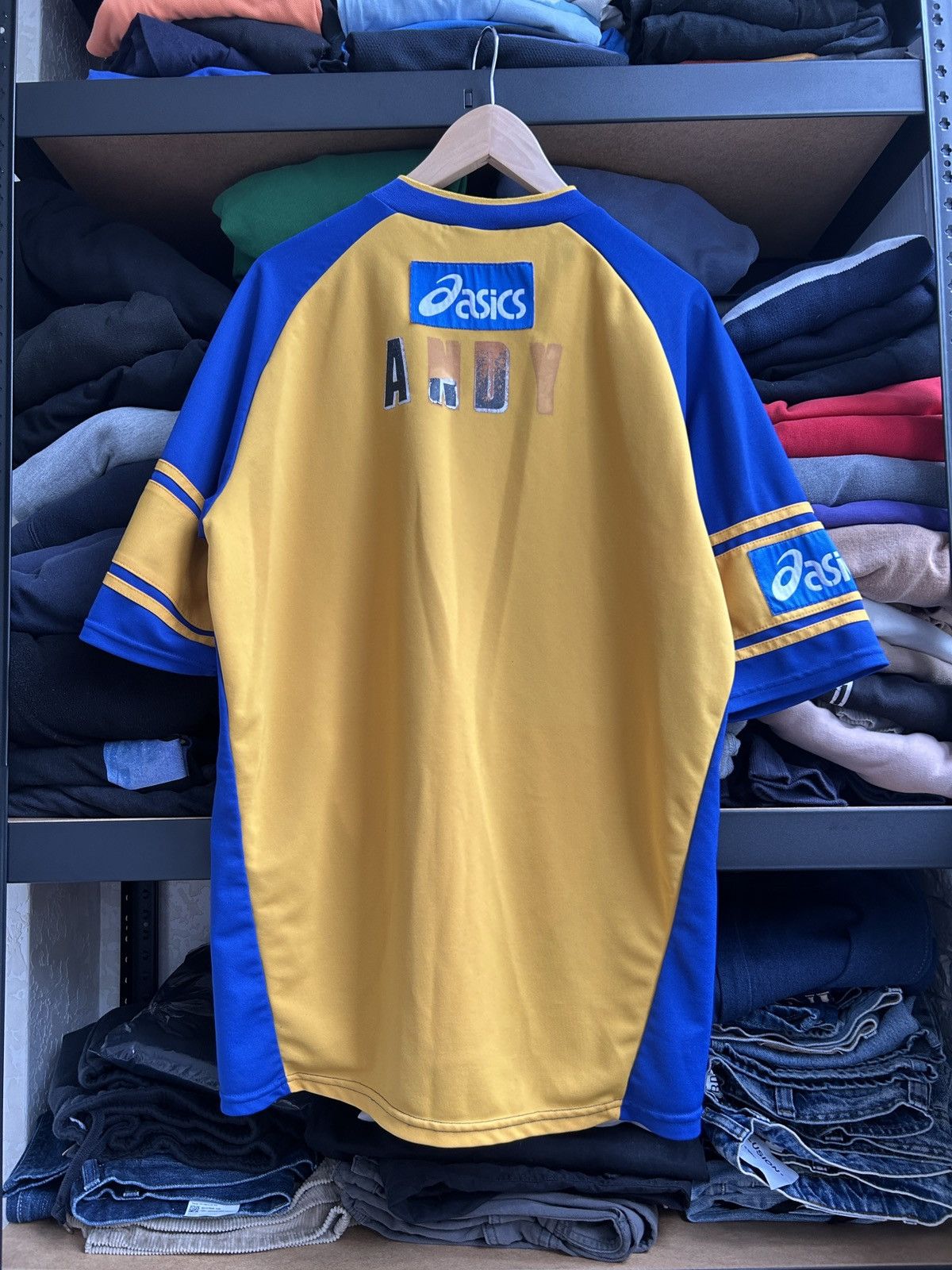 Asics Vintage Asics Leeds Rhinos jersey 1993-2003 rugby 🏉 size L Size US L / EU 52-54 / 3 - 2 Thumbnail