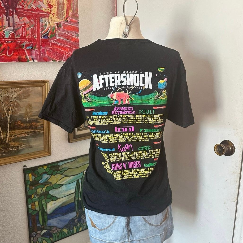 Fruit Of The Loom fruit of the loom aftershock 2023 graphic shirt white Size M / US 6-8 / IT 42-44 - 2 Thumbnail