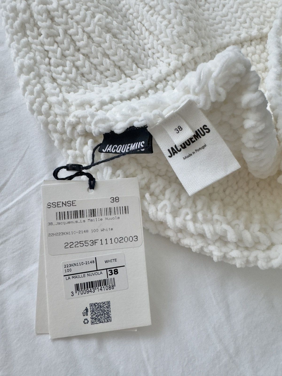 Jacquemus JACQUEMUS White 'La Maille Nuvola' Tank Top Size S / US 4 / IT 40 - 4 Thumbnail