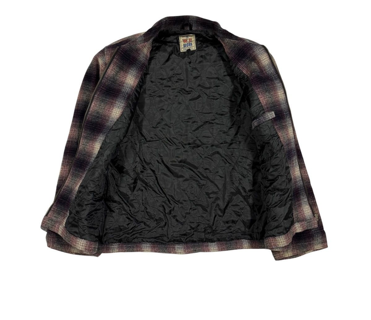 If Six Was Nine Vtg🔥80’s Bobson Workwear Shadow Plaid Wool Jacket Size US M / EU 48-50 / 2 - 3 Thumbnail