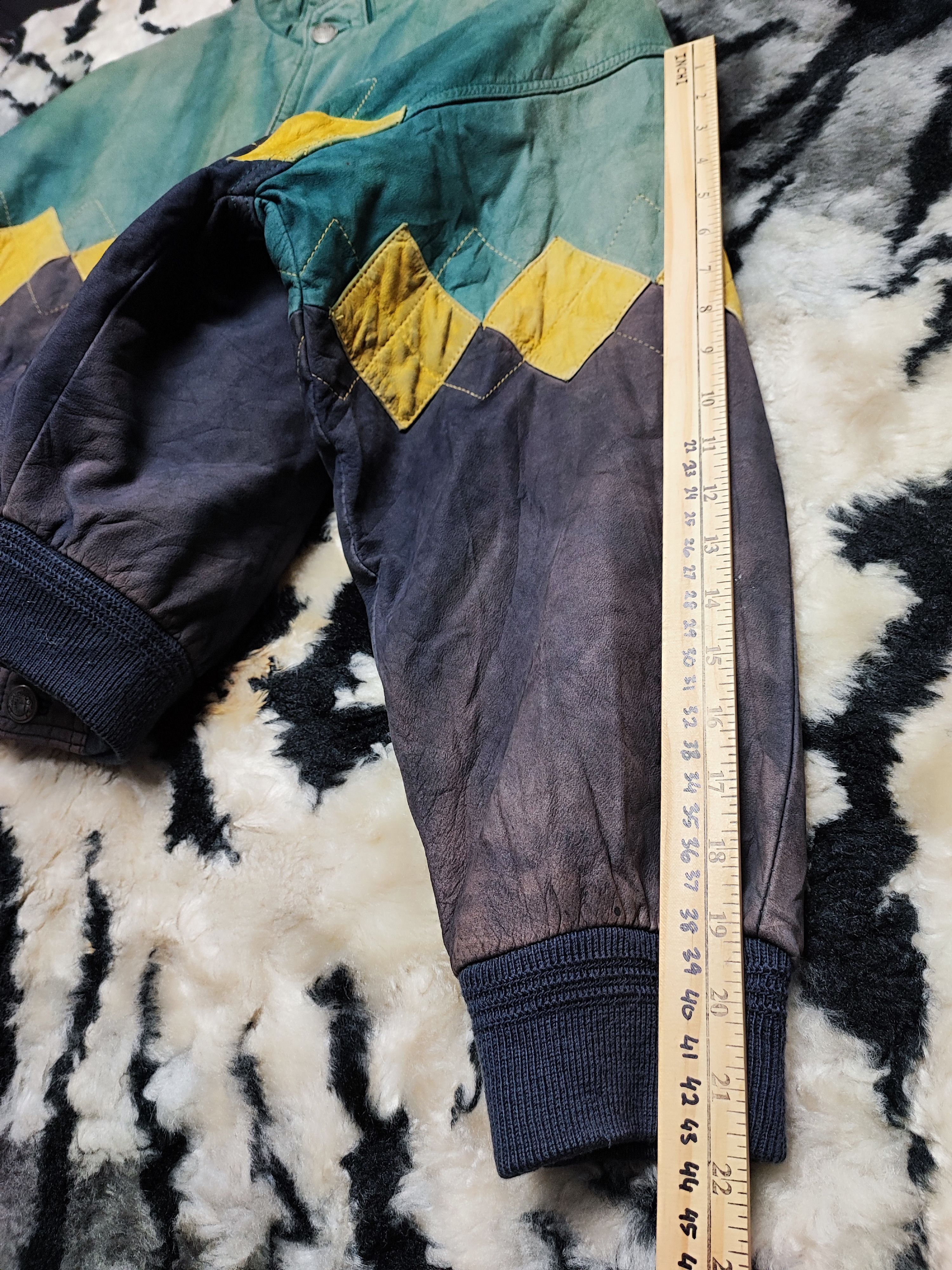 Genuine Leather Vintage 80's "Echtes Leder" Genuine Leather Motorcycle Biker Size US L / EU 52-54 / 3 - 6 Thumbnail