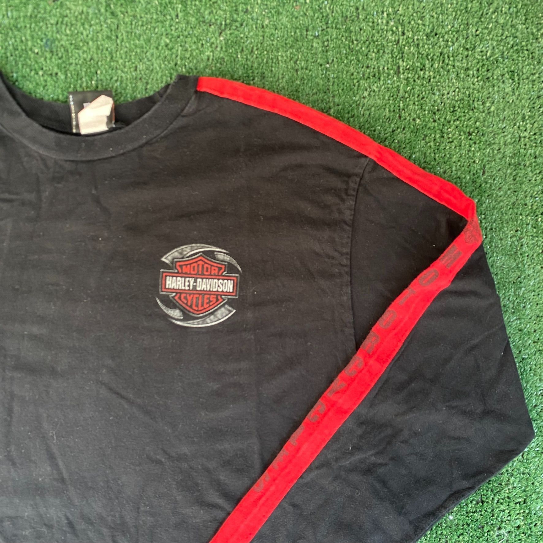 Harley Davidson Vintage Y2K Harley Davidson Shirt Long Sleeve Punk Biker Tee Size US XL / EU 56 / 4 - 2 Thumbnail