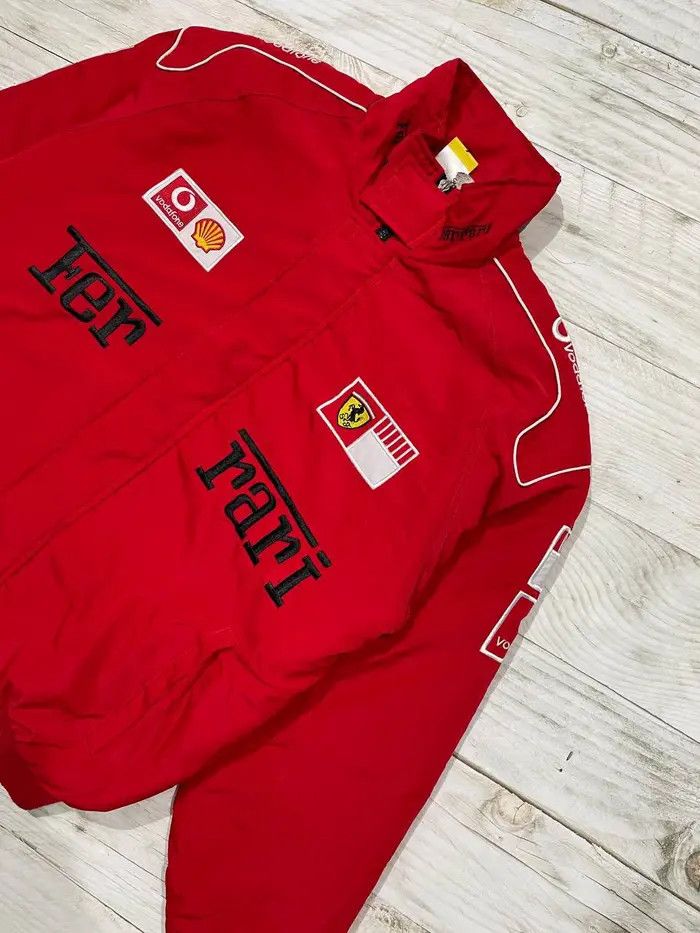 Ferrari Vintage Ferrari Marlboro Racing Jacket F1 Big Logo Size US XL / EU 56 / 4 - 2 Thumbnail