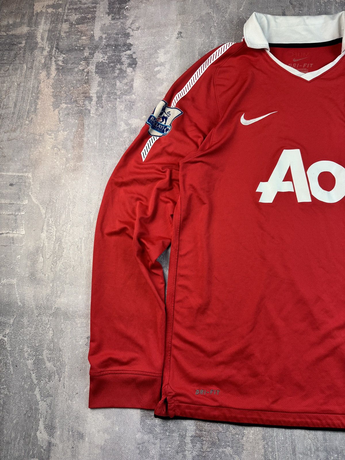 Nike Manchester United 2010/11 Nike Long Sleeve Home Jersey Kit Size US M / EU 48-50 / 2 - 2 Thumbnail