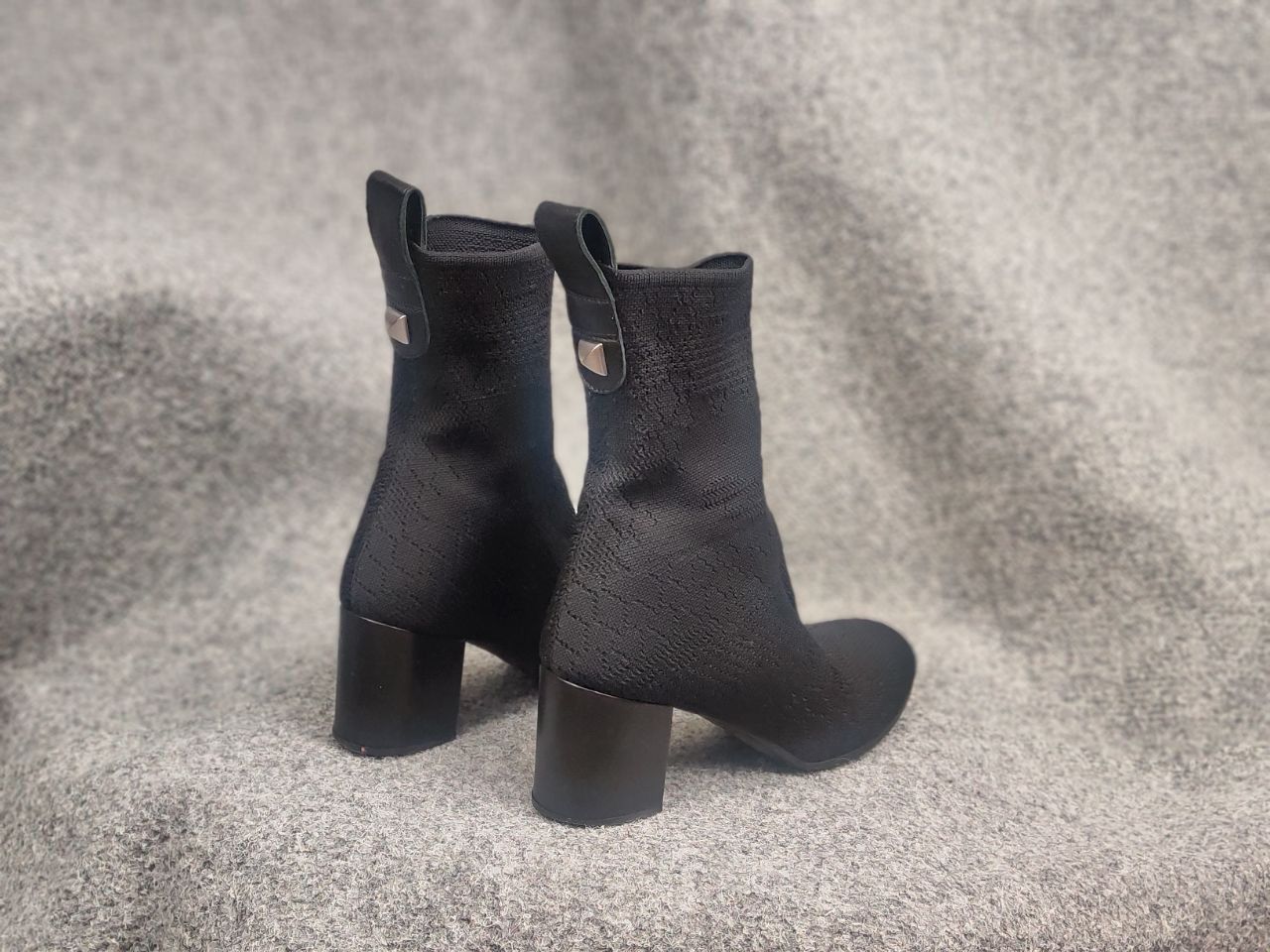 Zadig & Voltaire Zadig & Voltaire Design Studded Accents Sock Black Boots Size US 6 / IT 36 - 10 Thumbnail