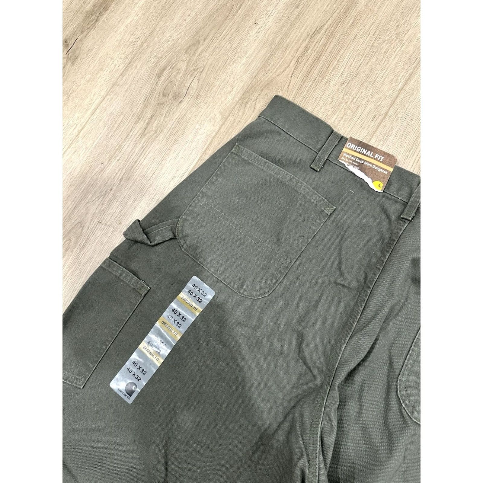 Carhartt Carhartt Men Pants 40x31 Washed Duck Work Dungaree Carpenter Canvas B11 MOS NWT Size US 40 / EU 56 - 5 Thumbnail