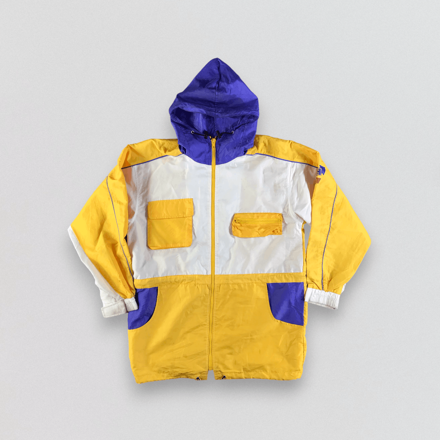 image of Vintage Suntory Hop's Windbreaker Jacket in Yellow, Men's (Size Medium)