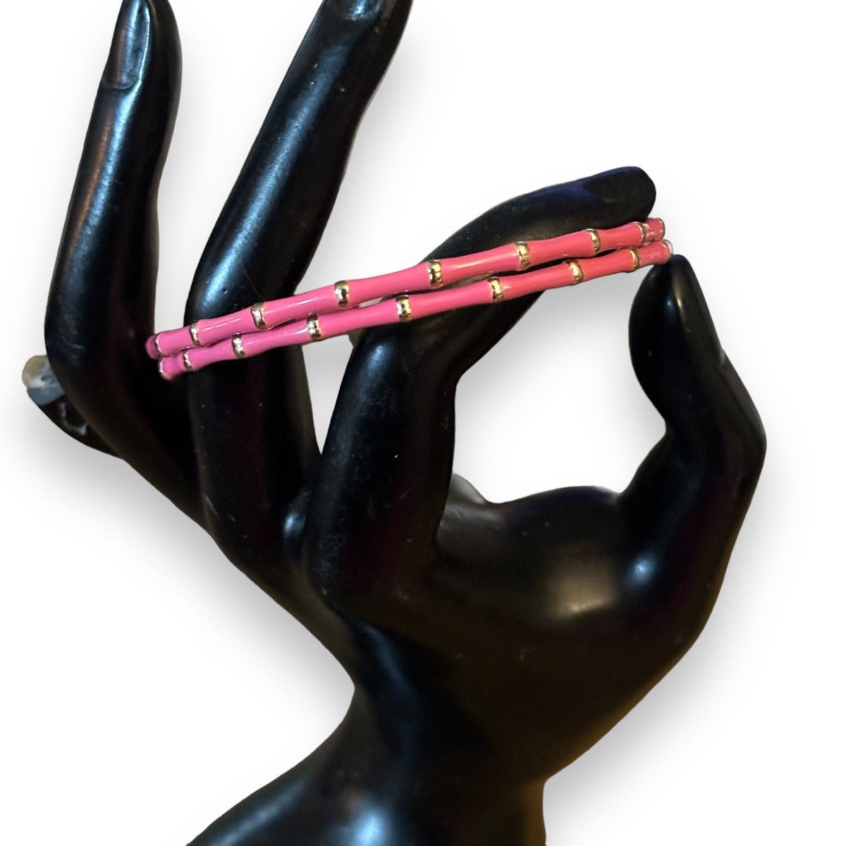 Other Frenzy pink bamboo bangle bracelets Size ONE SIZE - 2 Thumbnail