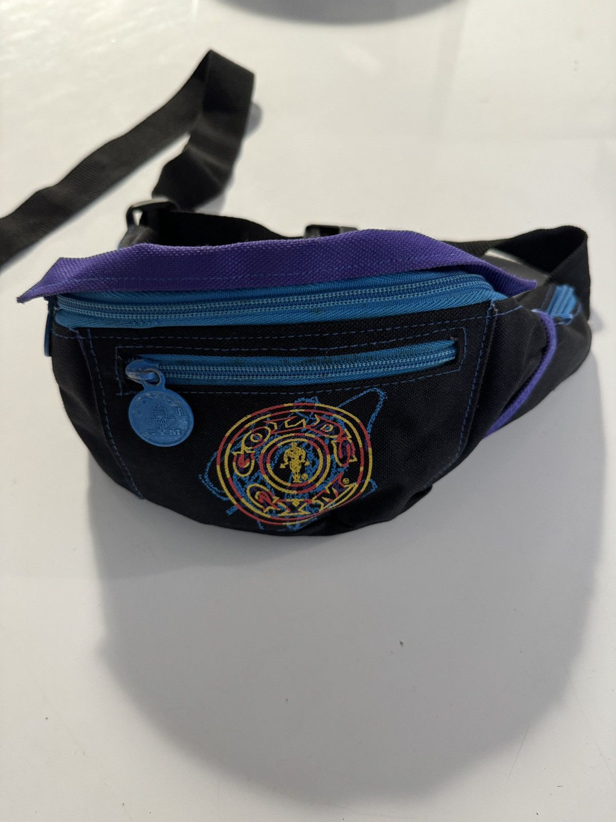 image of Bag Gold’S Gym 80's Vintage VTG Arnold Venice Beach Usa in Black, Men's