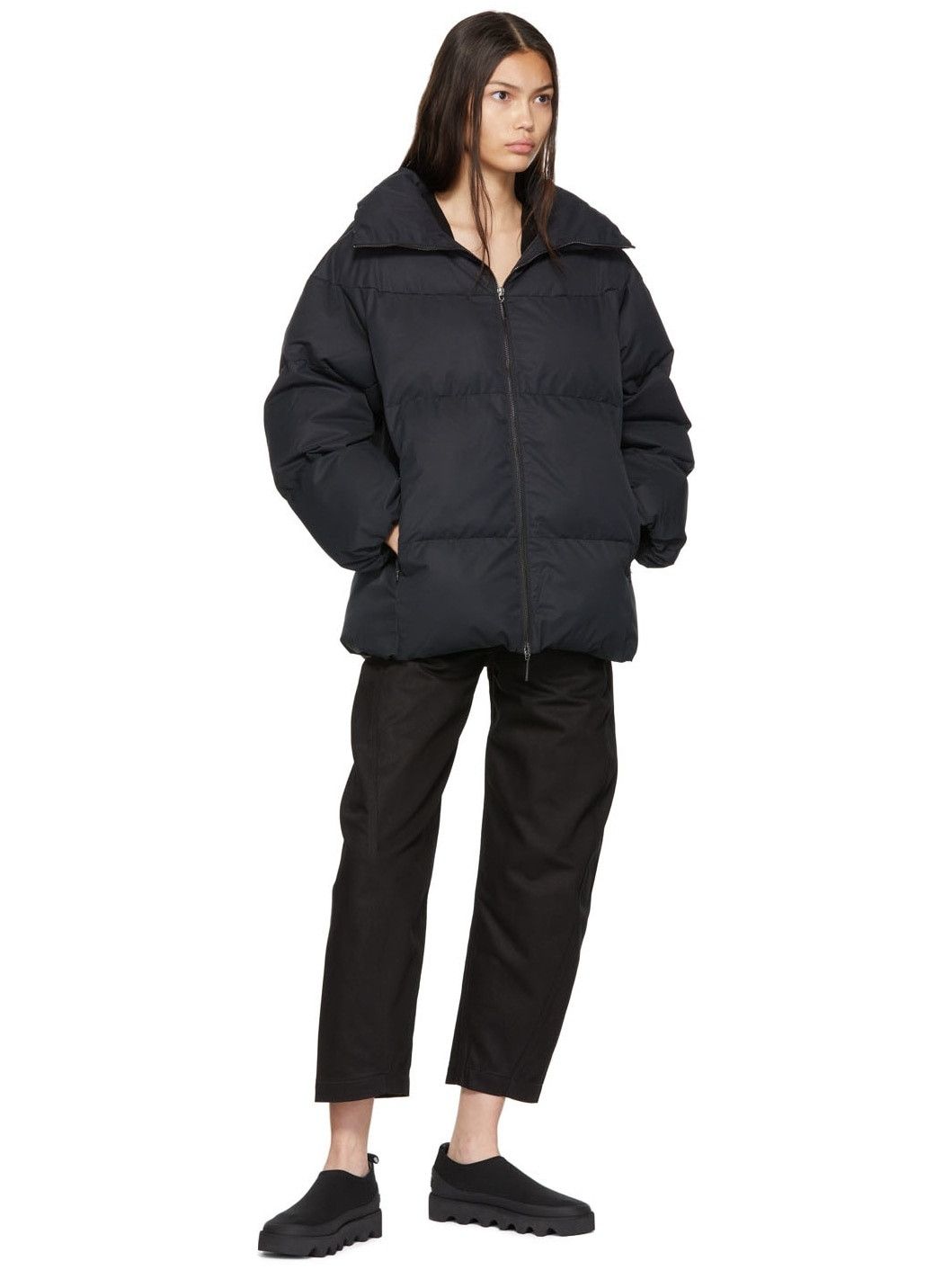 Studio Nicholson o1mle0525 Insulated Basel Coat in Black Size M / US 6-8 / IT 42-44 - 4 Thumbnail